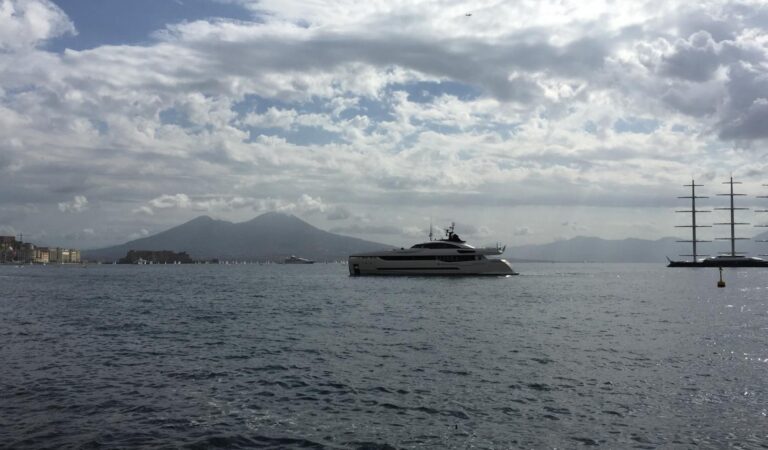 40m Palumbo Yacht With Maltese Falcon