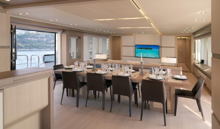 Main Dining Area In The Saloon