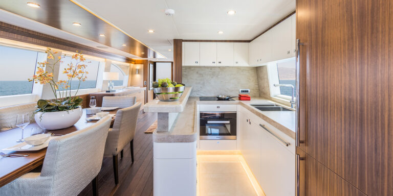 Galley And Dining Area