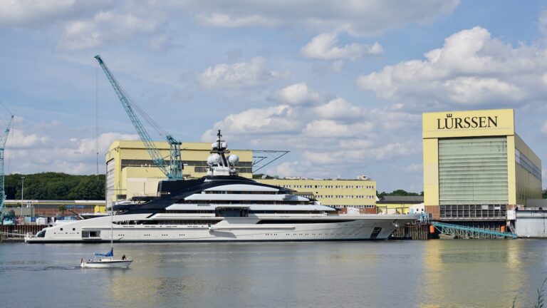 Luxury Yacht OPUS At Lurssen Shipyard