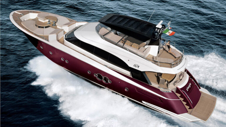 MCY 76 Yacht - Upview
