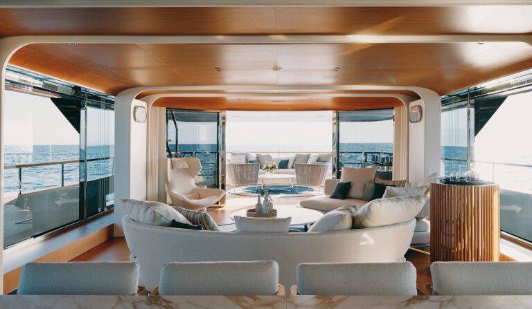 Main Saloon Looking Aft