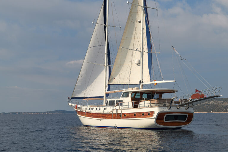 Aft View Of The Yacht