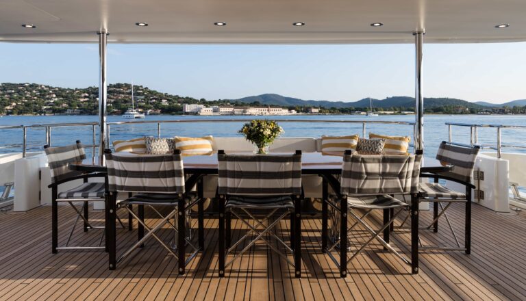 Aft Deck Alfresco Dining Area