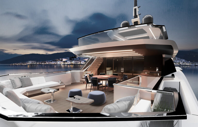 Spacious Aft Deck