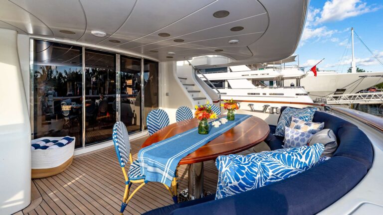 Aft Deck Alfresco Dining Area