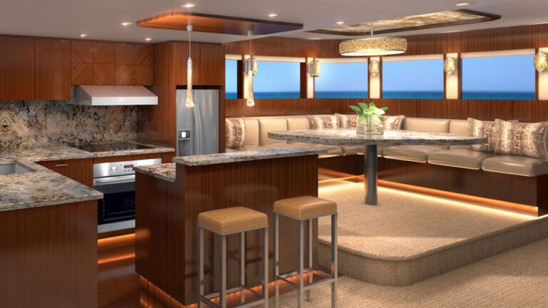 Galley And Dining Area