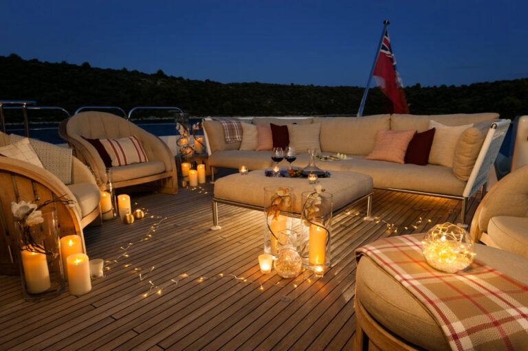 Exterior Relaxation Area With Sea Views