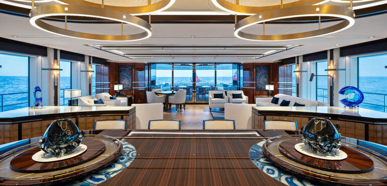 Main Saloon Looking Aft