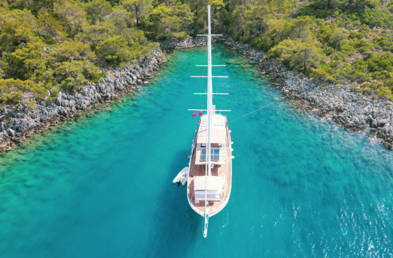 At Anchor In A Bay