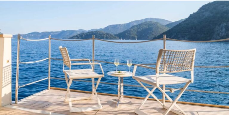 Exterior Relaxation Area With Sea Views