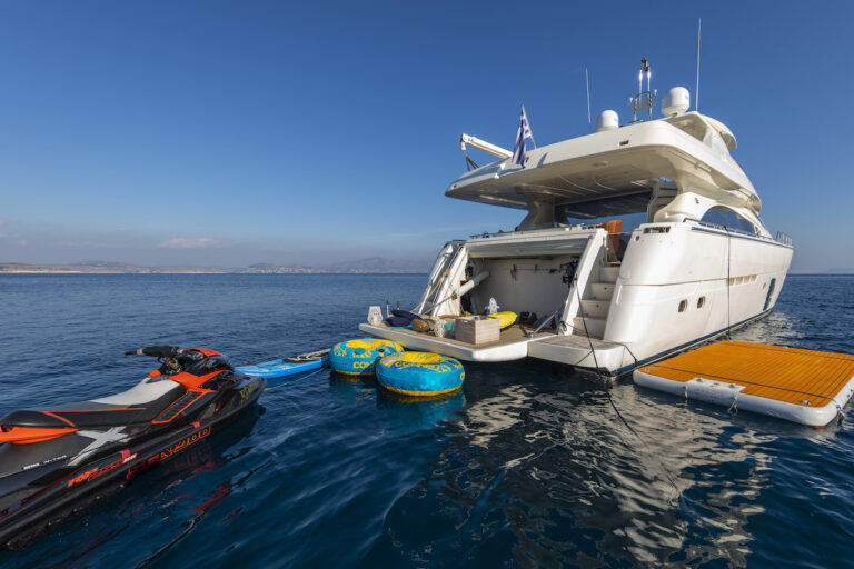 Swim Platform With Water Toys