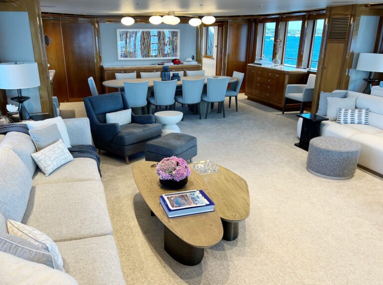 Main salon view forward