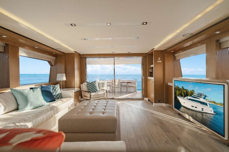 Main Saloon Looking Aft