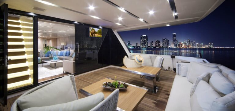 Aft Deck At Night
