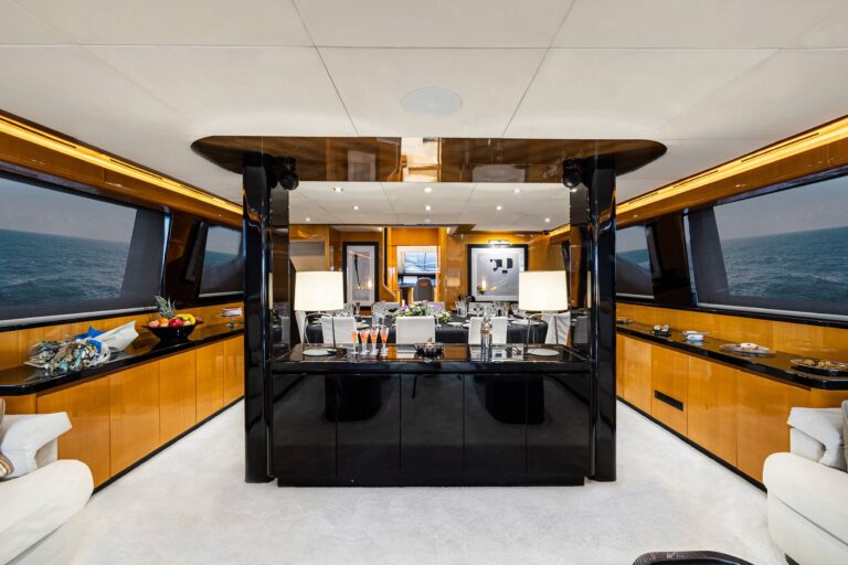 Main salon view forward