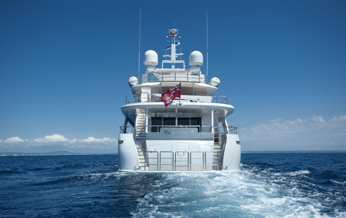 MY CHRISTINA G - Stern view