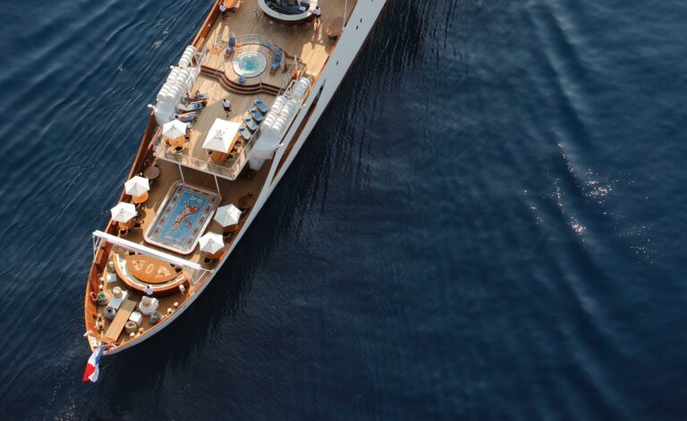 MY CHRISTINA O - Aerial shot