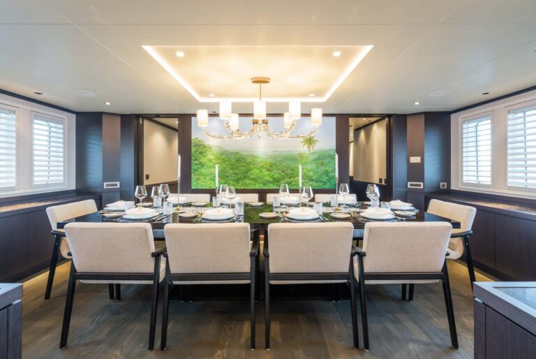 Main Deck Saloon Dining Area