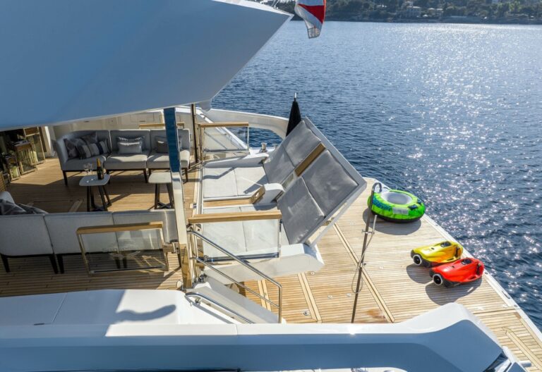Aft Deck With Water Toys