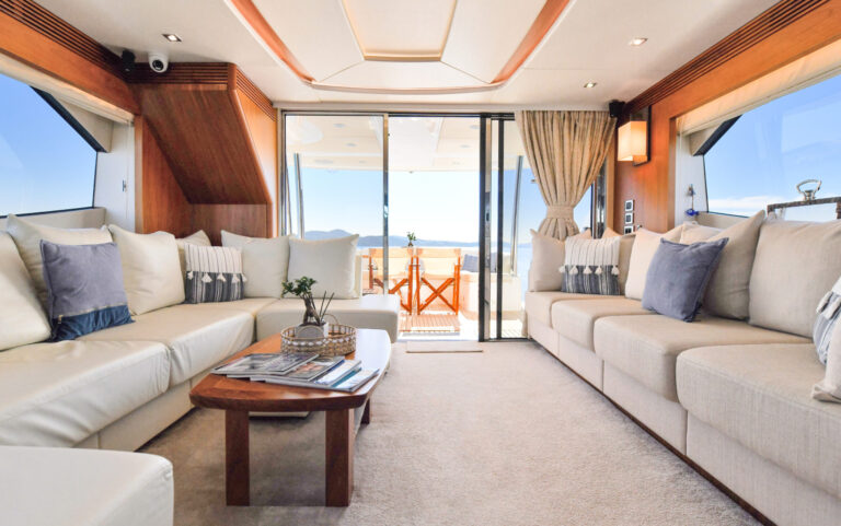 Main Salon Lounge View Aft