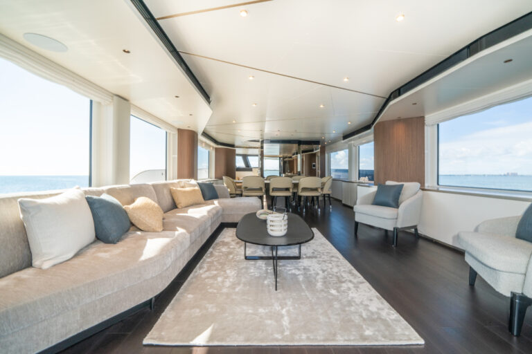 Main salon view forward