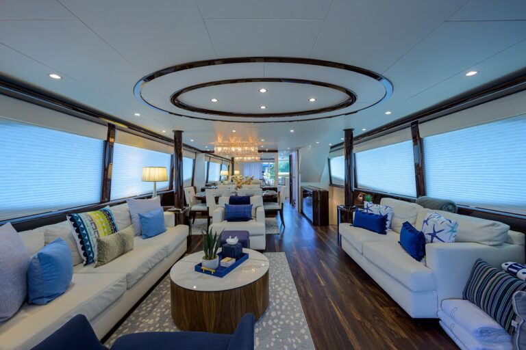 Main salon view forward