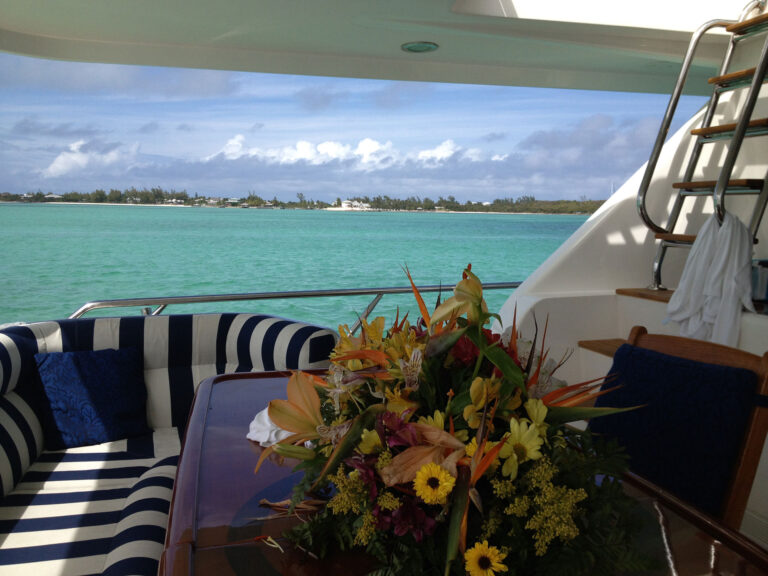 Aft Deck Dining Area