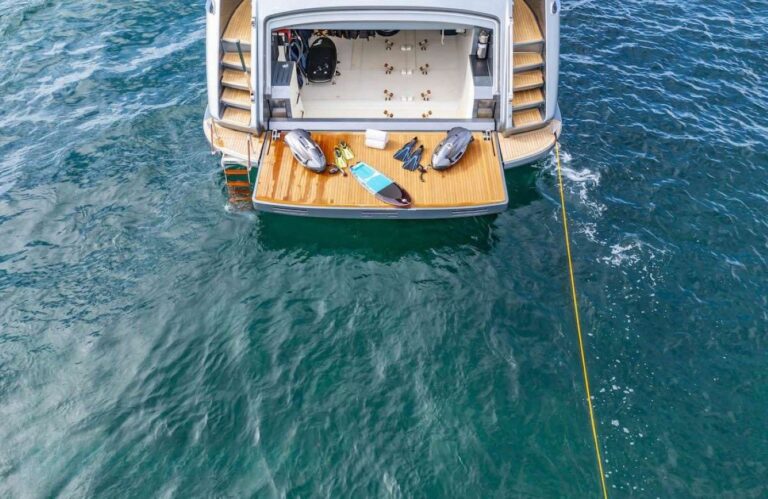 Aft Deck With Water Toys