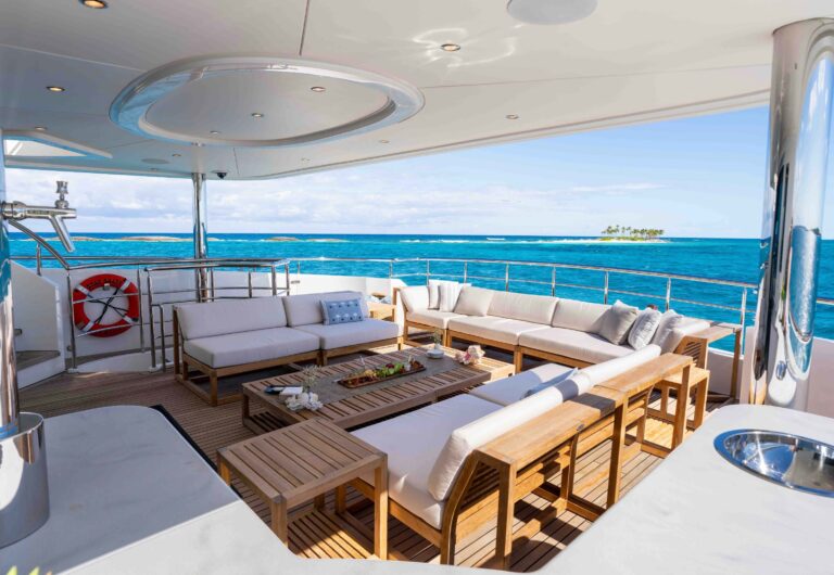 Aft Deck Seating Area