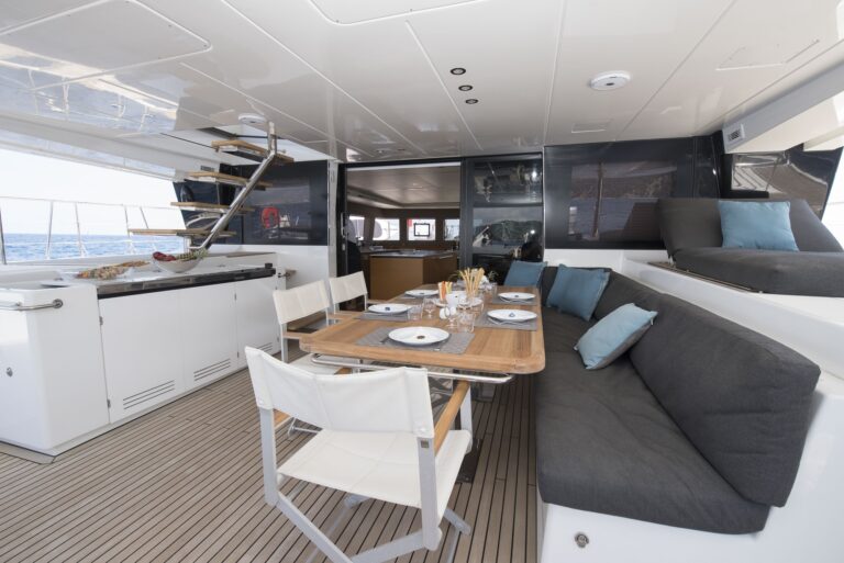 Aft Deck Dining Area