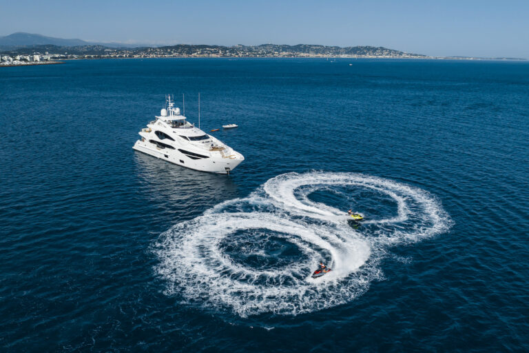 Yacht With Jetskis