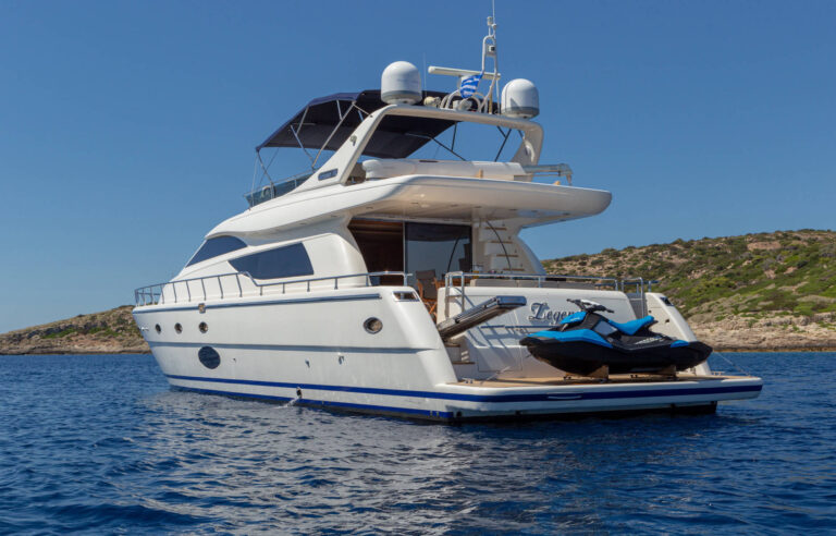 Aft View Of The Yacht