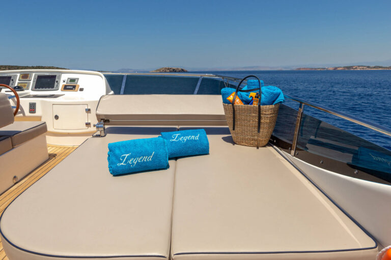 Sunbathing On Flybridge