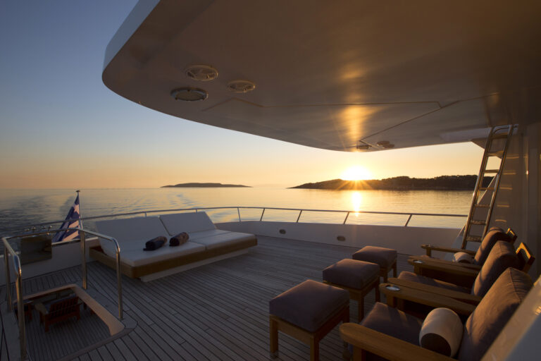 MY LIBRA Y- Sunset on sundeck