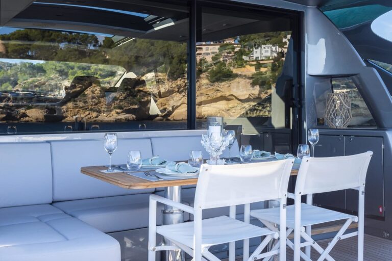 Alfresco Dining On Aft Deck