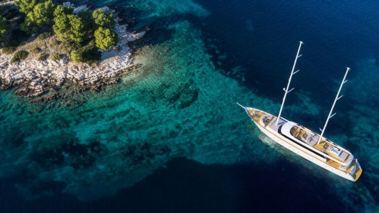 Aerial At Anchor