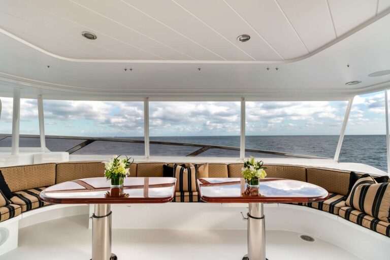 Aft Deck Dining Area