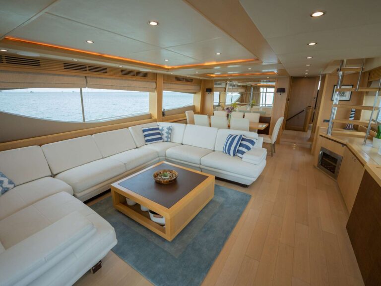 Main salon view forward