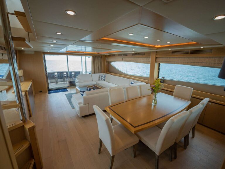 Main salon view aft