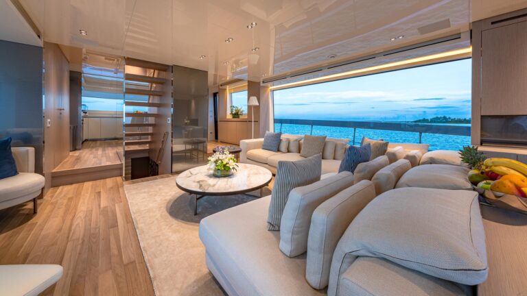 Main salon view forward