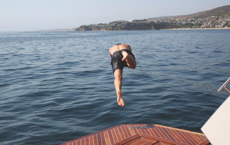 Jumping Into The Water