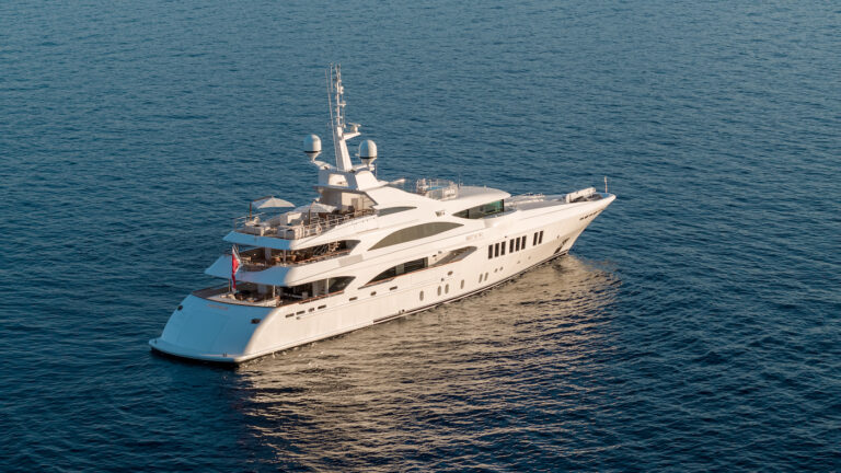Aerial View At Anchor
