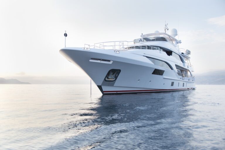 Superyacht At Anchor