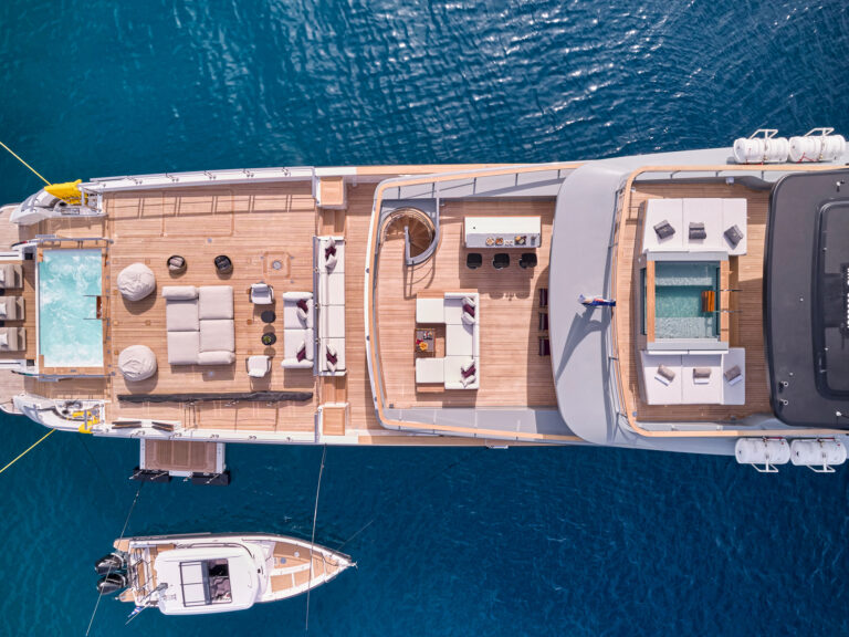 Stern Aerial View