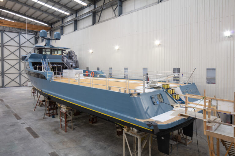 In The Shed At Alia Yachts