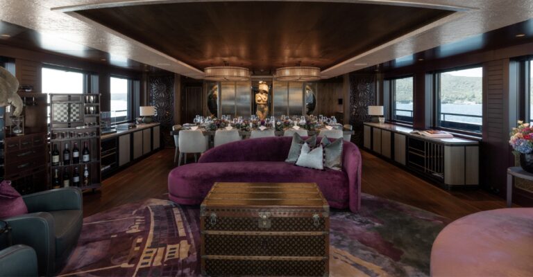 Salon With Dining Area
