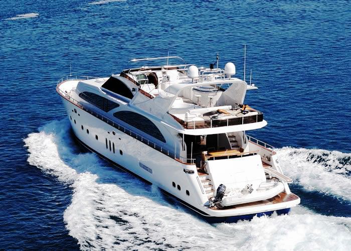 MY PLEASURE -  Aft View