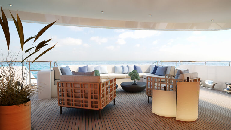 Spacious Deck Areas