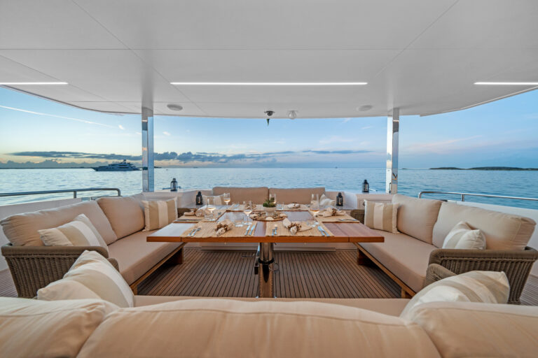 Aft Deck Alfresco Dining Area